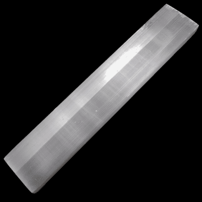 Selenite Ingot With Etched Omm Symbols (Approx. Dimensions: 40mm x 200mm) - Image 3