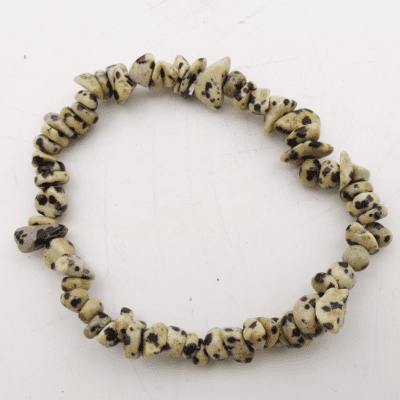 Dalmation Jasper Gemchip Bracelet
