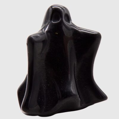 Wholesale Black Obsidian Ghost Carving