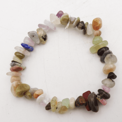 10 x Mixed Gem Gemchip Bracelets