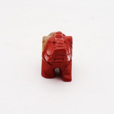 Red Jasper Elephant (Approx 40mm x 30mm) - Image 2