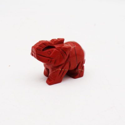 Red Jasper Elephant (Approx 40mm x 30mm) - Image 3