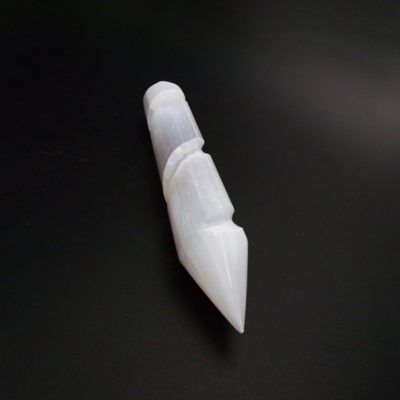 Selenite Spiral Wand (15cm x 2.5cm) - Image 3
