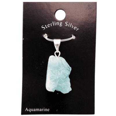 Aquamarine Pendant (925 Silver)