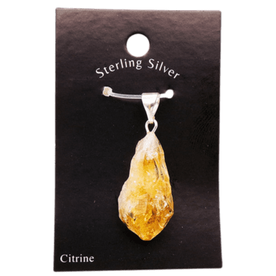 Citrine Pendant (925 Silver)