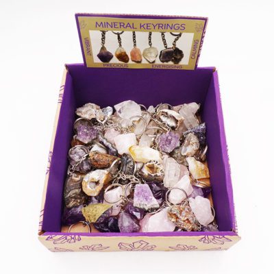 Mineral Keyrings Counter Box (60pcs) - Image 2