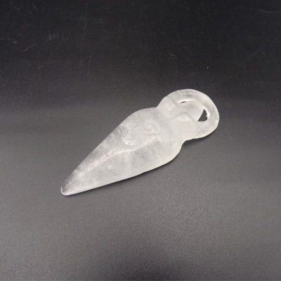 Clear Quartz Goddess Symbol Carving (80mm) - Image 3