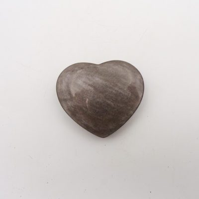 Sheen Obsidian Polished Heart- Approx Dimensions (60mm x 55mm)