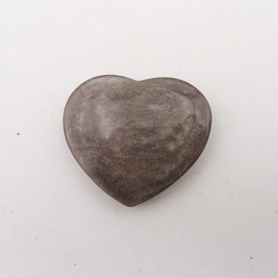 Sheen Obsidian Polished Heart- Approx Dimensions (60mm x 55mm) - Image 2