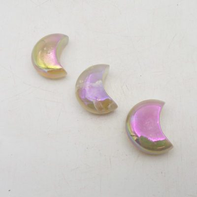 Aura Flower Agate Moon (30mm x 25mm) - Image 2