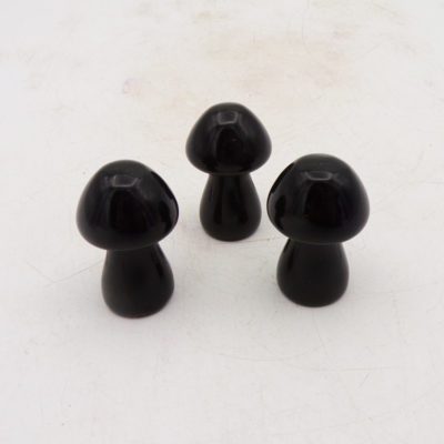 Black Obsidian Toadstool (35mm x 25mm) - Image 2