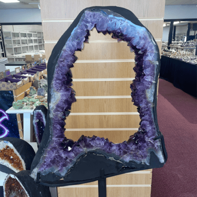 Extra Large Amethyst Portal On Metal Stand- 36KG (152cm x 63cm) - Image 5