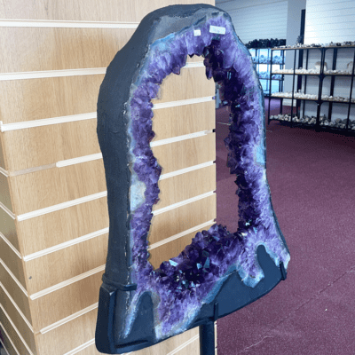 Extra Large Amethyst Portal On Metal Stand- 36KG (152cm x 63cm) - Image 8