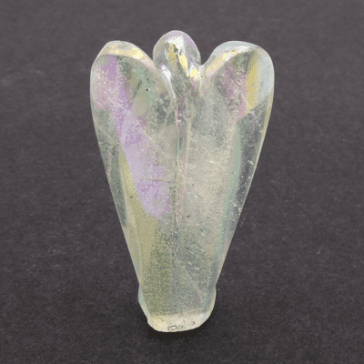 Angel Aura Quartz Angel Carving - Approx: 60mm x 30mm - Image 2