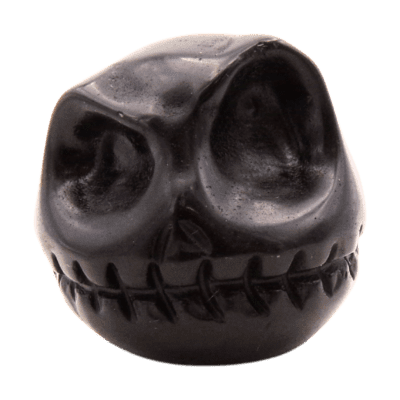 Black Obsidian Jack Skellington - Approx Dimensions (30mm x 30mm)