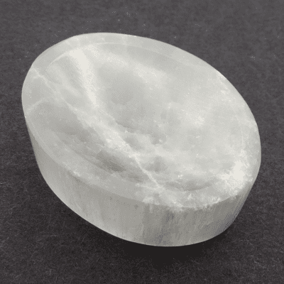 Selenite Thumbstone - Approx Dimensions - (40mm x 30mm) - Image 3