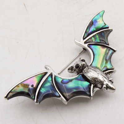 Shell Bat Brooch - Approx Dimensions (65mm x 32mm) - Image 2