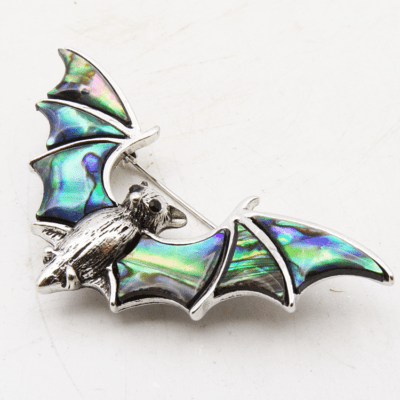 Shell Bat Brooch - Approx Dimensions (65mm x 32mm) - Image 3