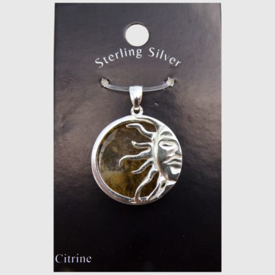 Wholesale Citrine Sun Pendant