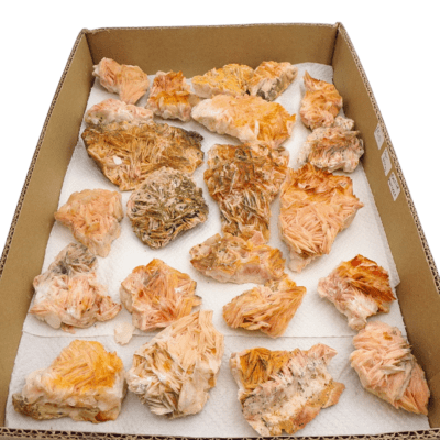 Moroccan Barite Pieces Tray (23 pcs)