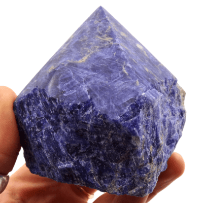 Sodalite Cut Base Point (75mm x 65mm) - Image 4