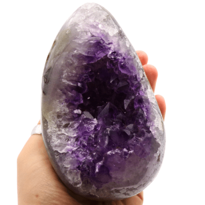 Amethyst Druzy Egg (130mm x 75mm) - Image 4