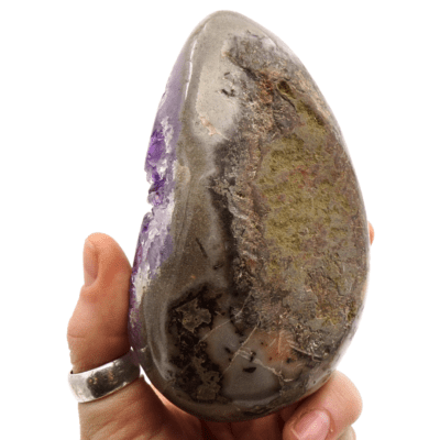Amethyst Druzy Egg (130mm x 75mm) - Image 3
