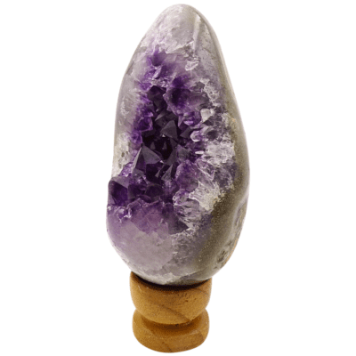 Amethyst Druzy Egg (130mm x 75mm) - Image 2