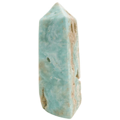Blue Aragonite Obelisk (100mm x 32mm) - Image 2