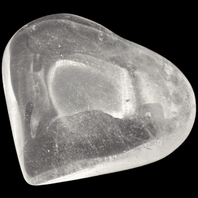 Clear Quartz Heart (60mm x 50mm) - Image 3