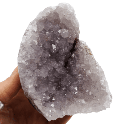 Snowy Amethyst Druze Formation (B Grade) (495g) - Image 4