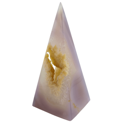 Wholesale Natural Agate Druzy Pyramid