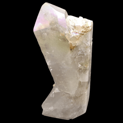 Brazillian Aura Quartz Cluster Part-Polished Point (154mm x 50mm) - Image 4