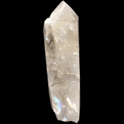 Brazillian Aura Quartz Cluster Part-Polished Point (154mm x 50mm) - Image 3