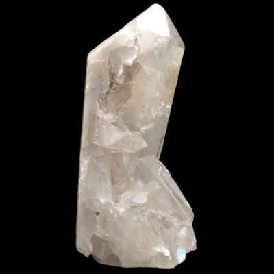 Brazillian Aura Quartz Cluster Part-Polished Point (154mm x 50mm) - Image 2