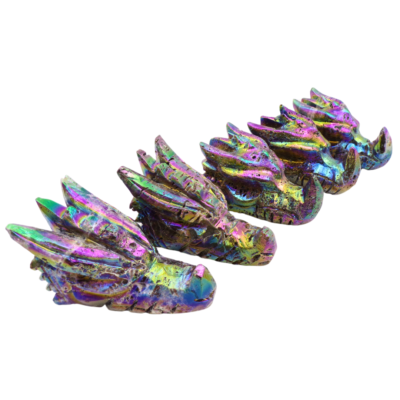 Aura Sphalerite Dragon Head Carvings Tray Deal (1.65KG) 45% OFF! - Image 3