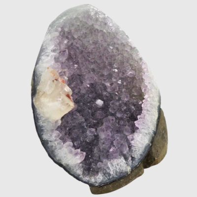Polished Snowy Amethyst Druze Formation (160mm x 125mm) - Image 4