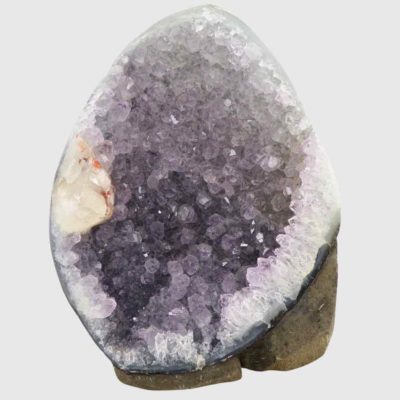 Wholesale Polished Snowy Amethyst Druze Formation