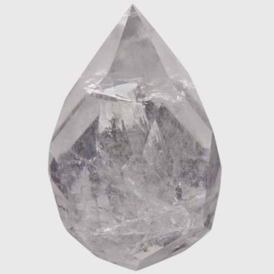 Clear Quartz Faceted Diamond Point (80mm x 60mm) - Image 3