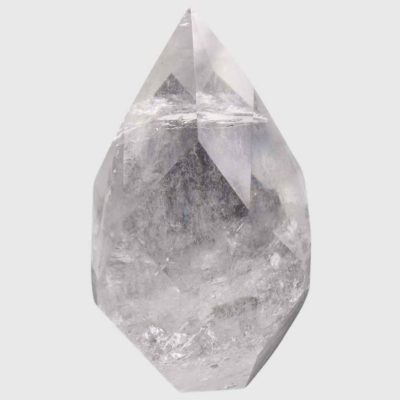 Clear Quartz Faceted Diamond Point (80mm x 60mm) - Image 2
