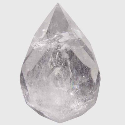 Wholesale Clear Quartz Faceted Diamond Point