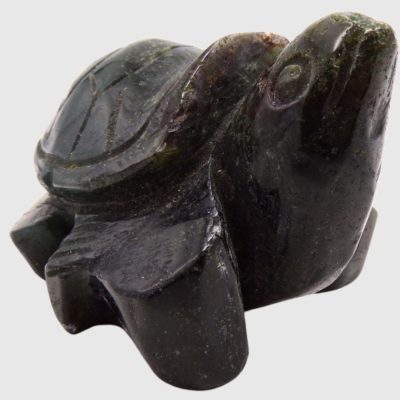 Moss Agate Turtle (100mm x 55mm) - Image 4