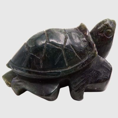 Wholesale Moss Agate Turtle Carving