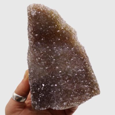 Snowy Amethyst Druze Formation (B Grade) (604g) - Image 5