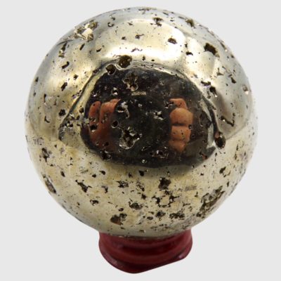 Druzy Pyrite Sphere (60mm) - Image 4