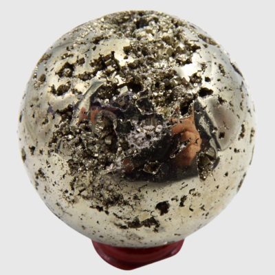 Druzy Pyrite Sphere (60mm) - Image 2