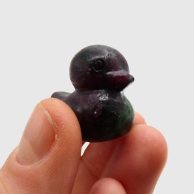 Ruby In Zoisite Duck (Approx: 25mm x 28mm) - Image 3