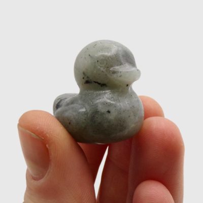 Labradorite Duck (Approx: 25mm x 28mm) - Image 3