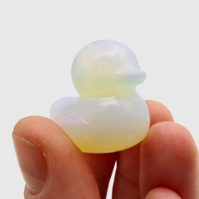 Opalite Duck (Approx: 25mm x 28mm) - Image 3