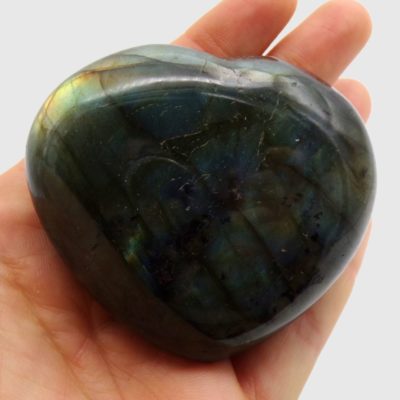 Labradorite Heart (68mm x 62mm) - Image 4